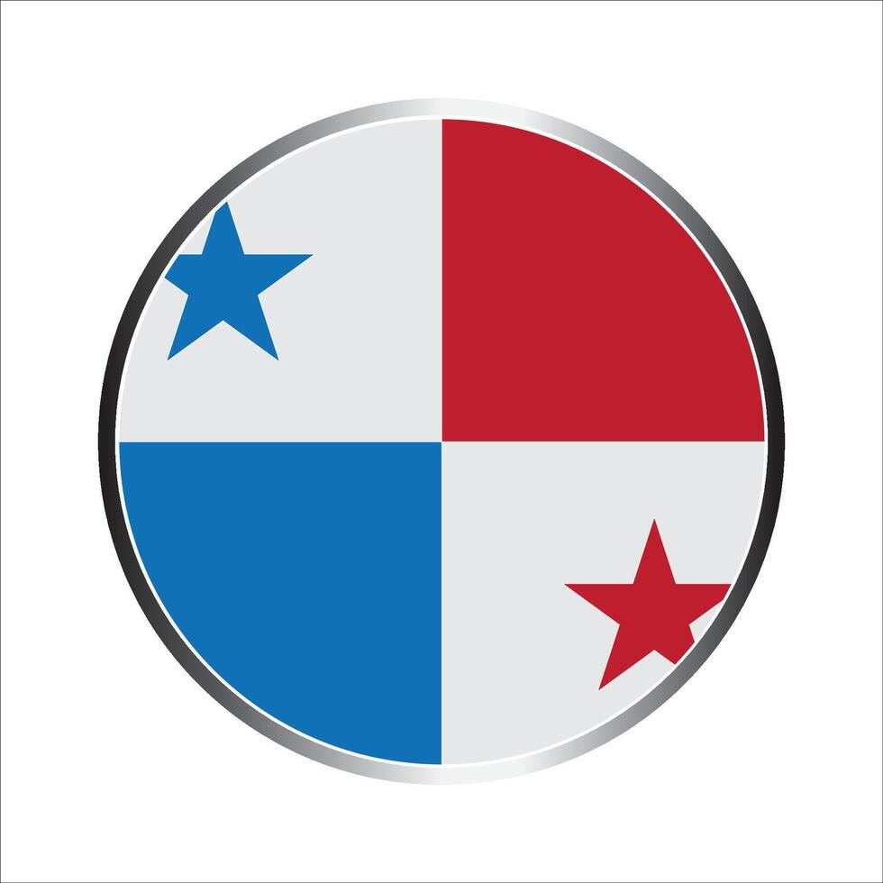 Panama flag icon vector