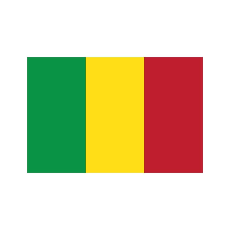 Mali country flag vector