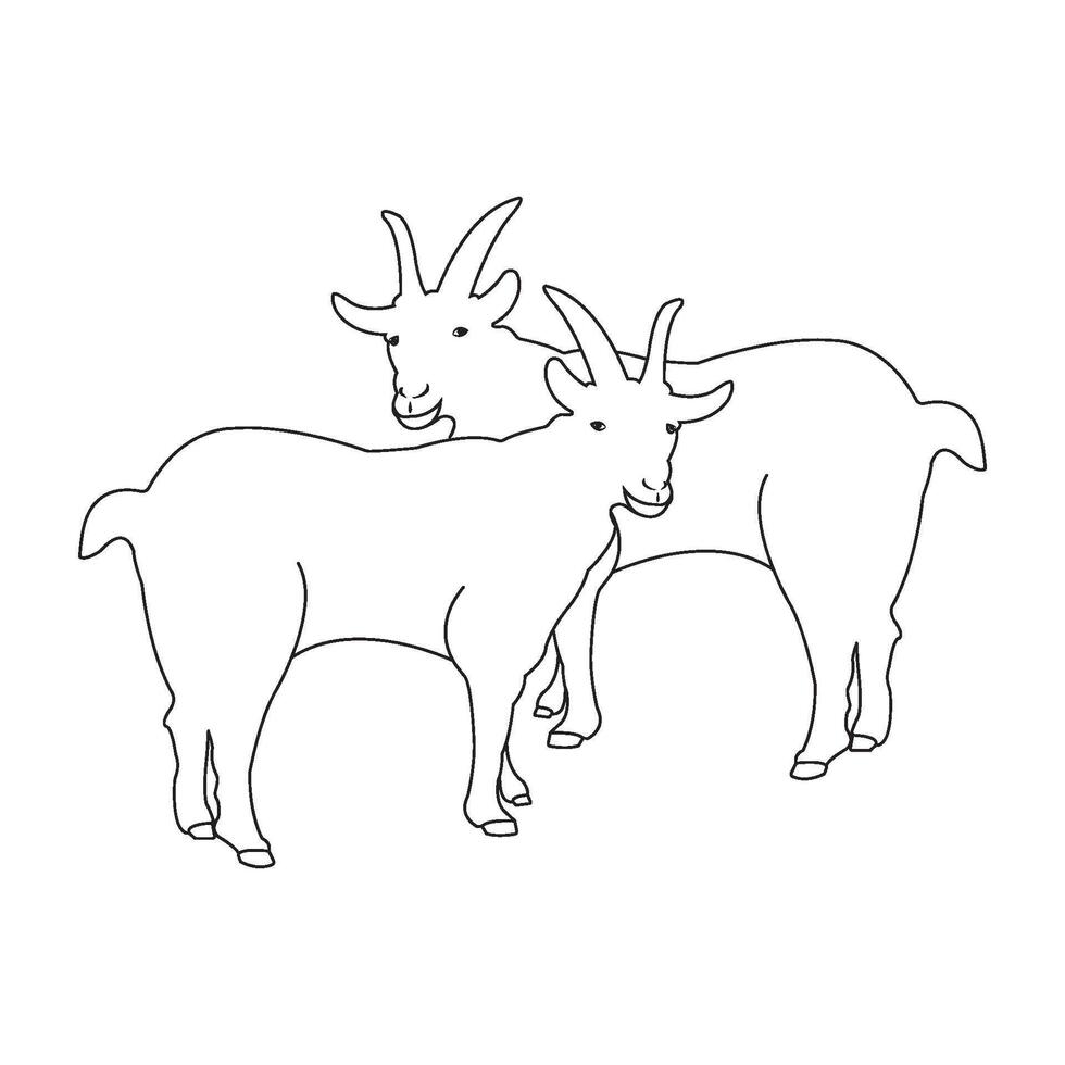 Goat icon design vector
