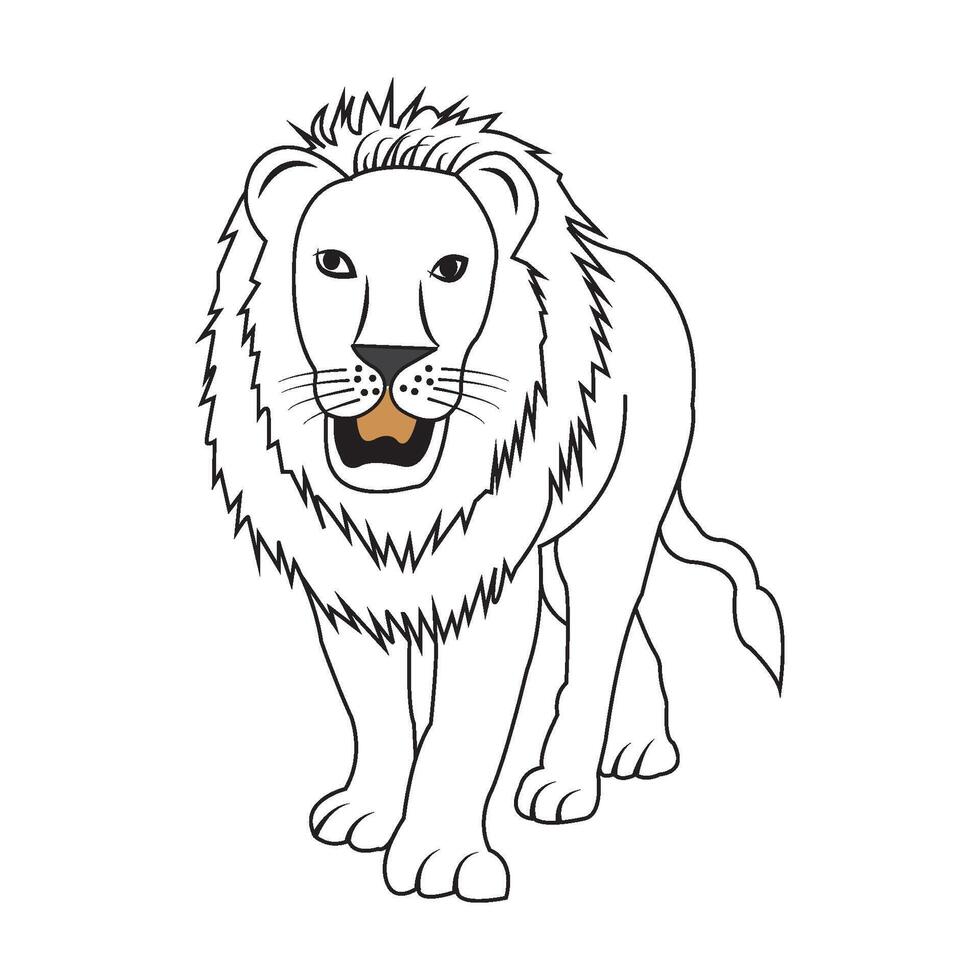 Lion icon design vector