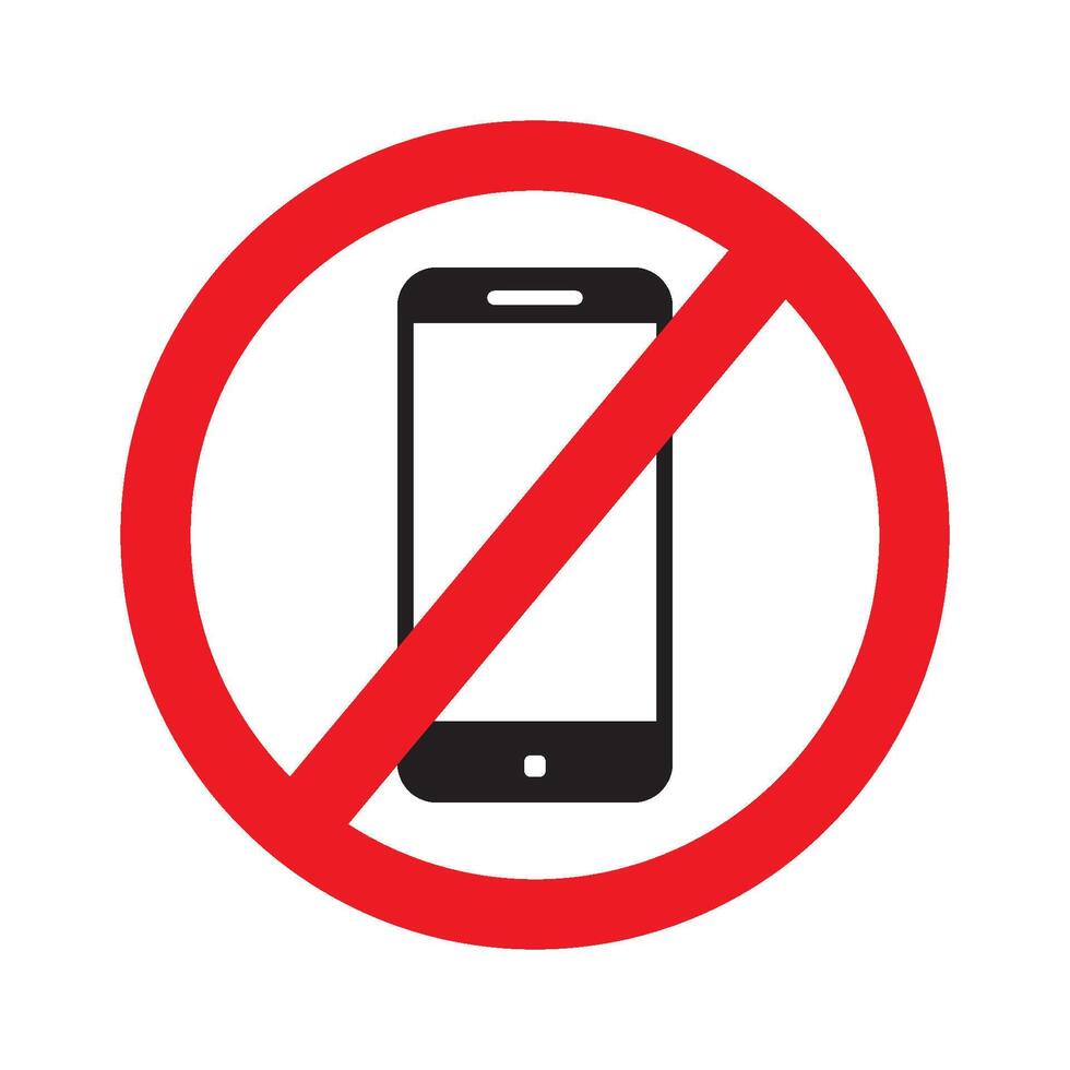 Forbidden sign icon vector