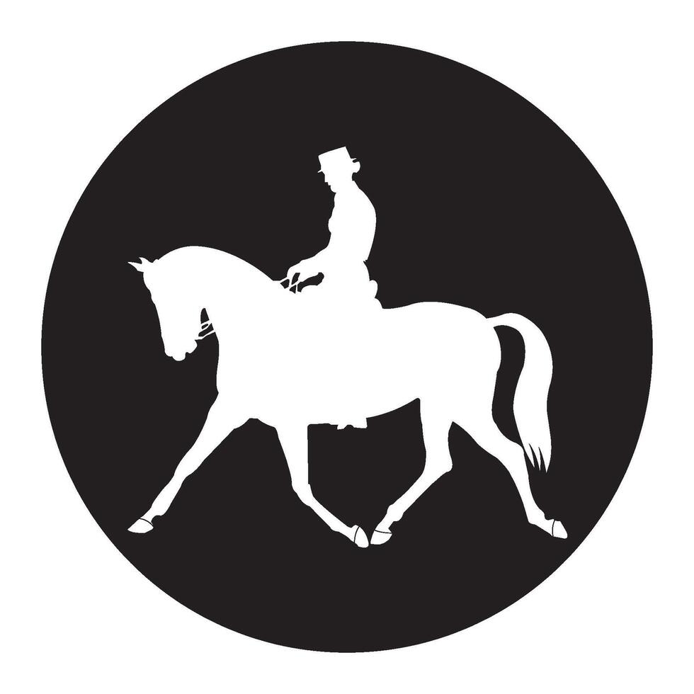 Horseman icon design vector