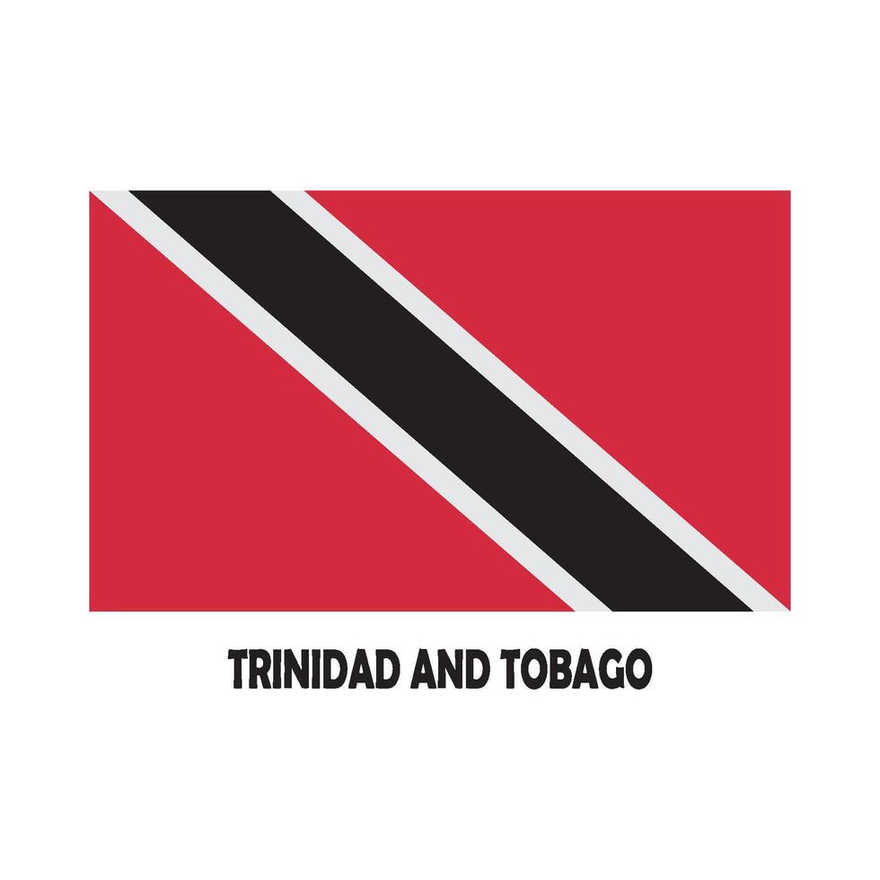 Trinidad and Tobago flag vector