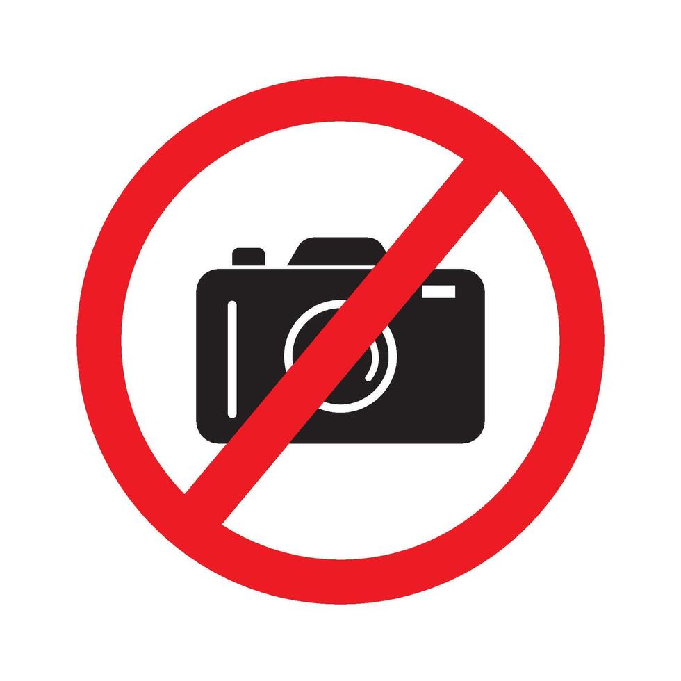 Forbidden sign icon vector