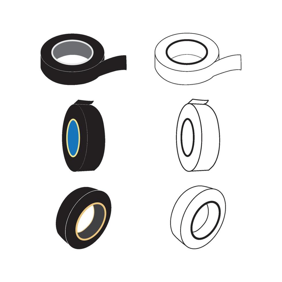 duct tape icon vector