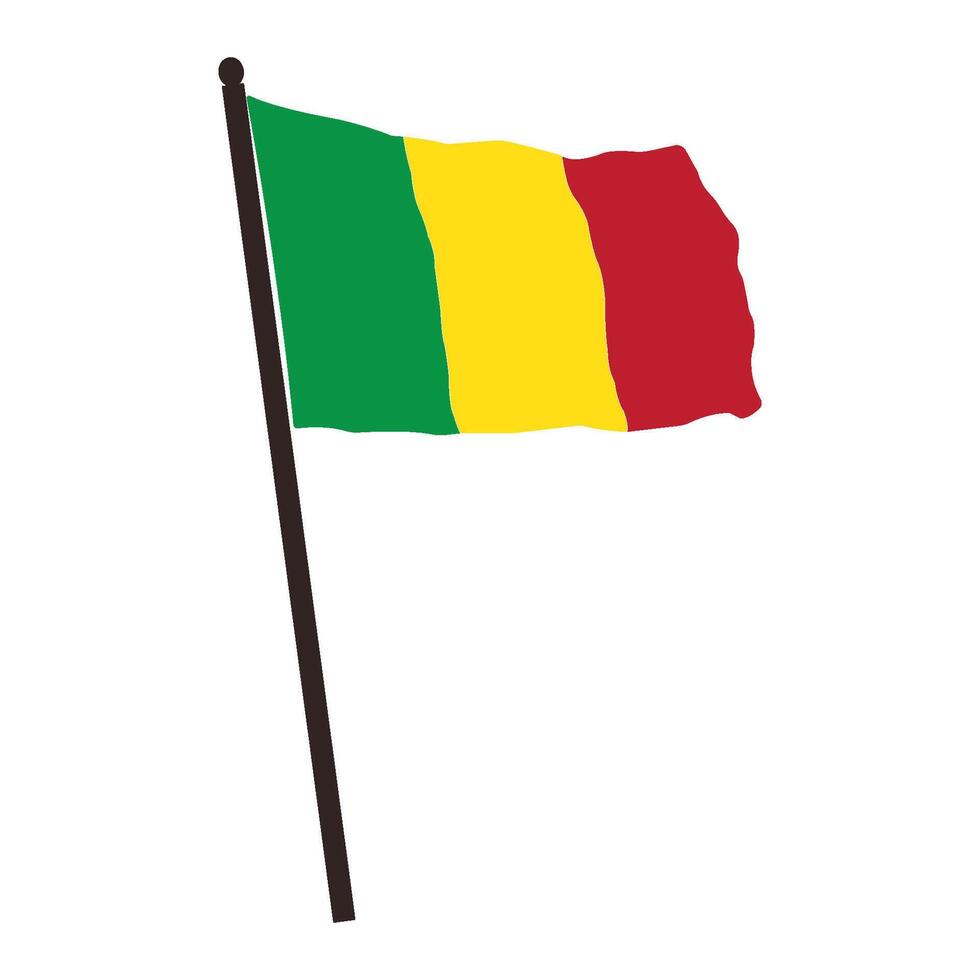 Mali country flag vector