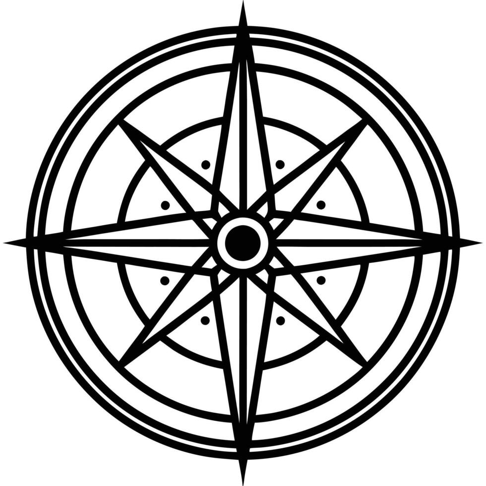 line art illustration icon of vector