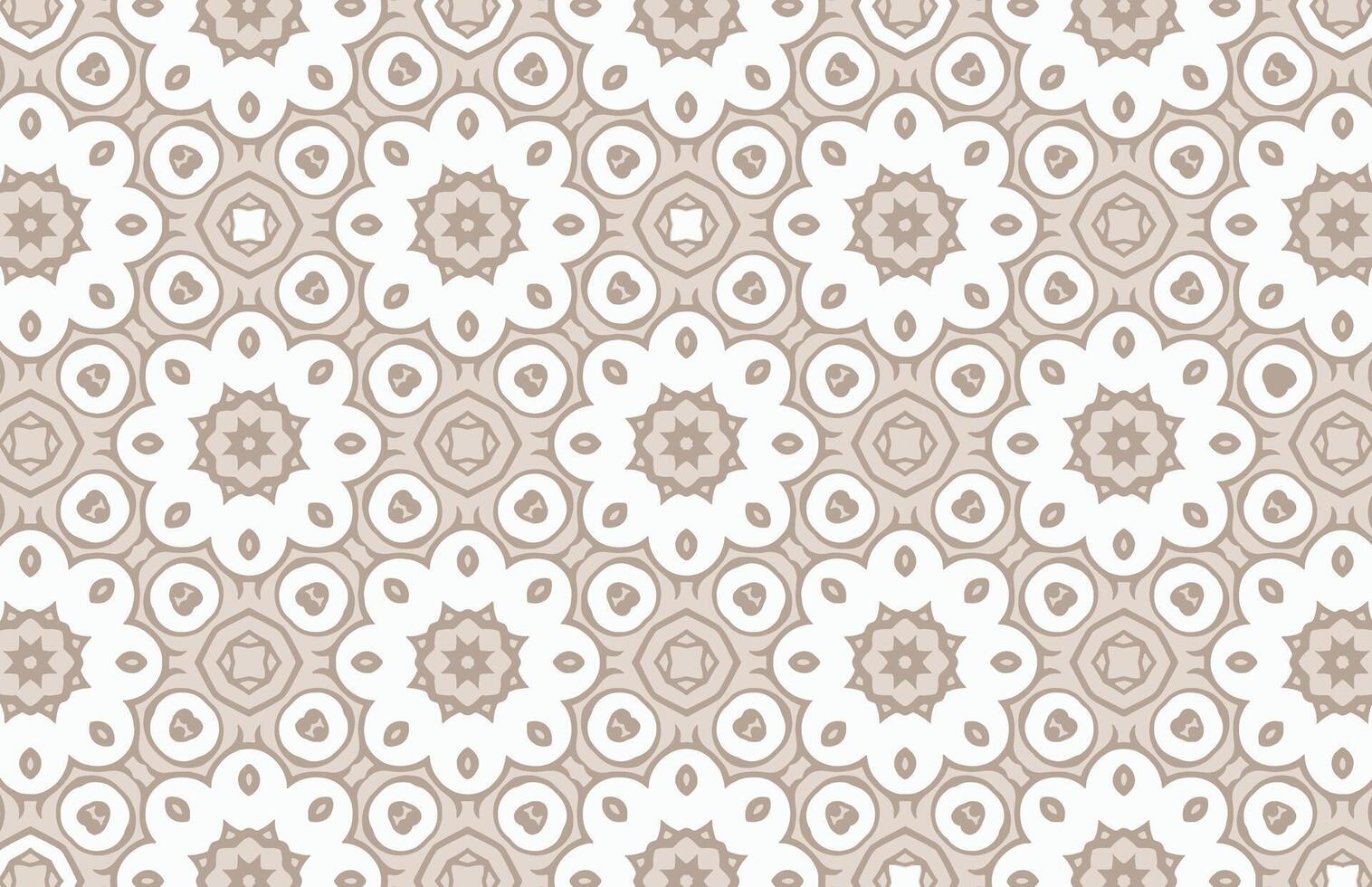 Golden seamless ornamental pattern white background vector