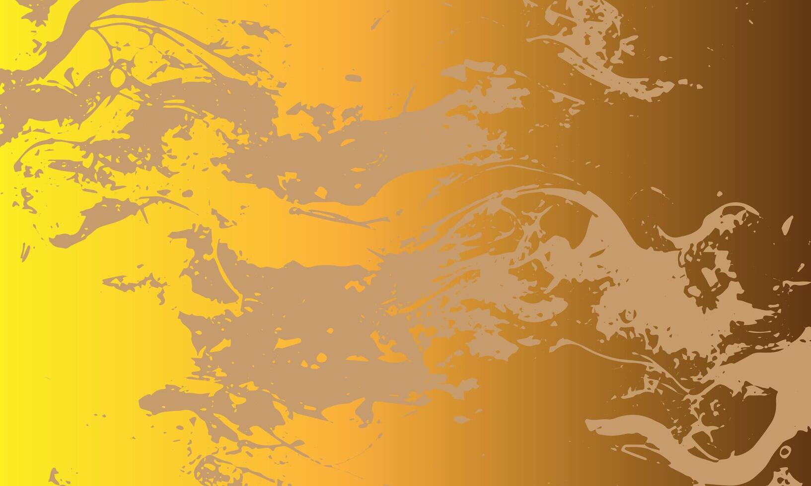 abstract gold and brown paint splatter background vector