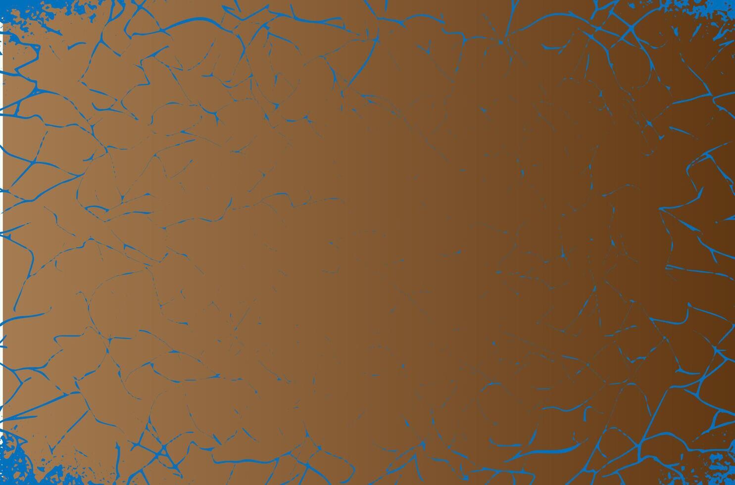 a brown and blue background with a crack in it vector