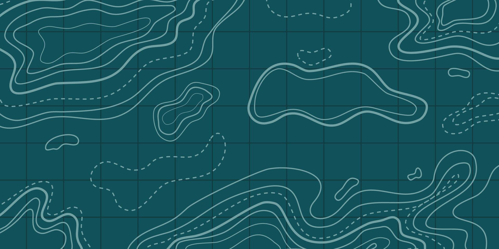 Topographic map blue background. Big data elevation map with contour lines. Blue Topographic map with contour lines. Geographic terrain grid, relief height elevation. Ground path pattern. vector