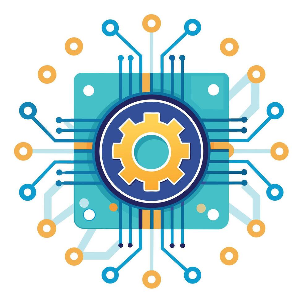 Logo Design for Technological Company vector