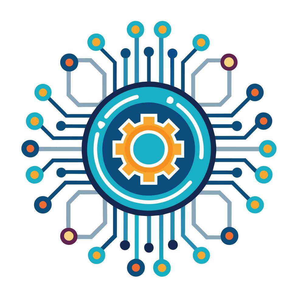 Logo Design for Technological Company vector