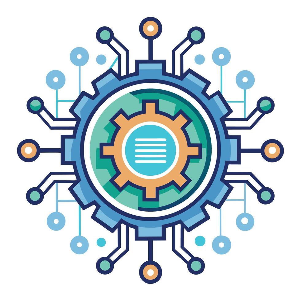 Logo Design for Technological Company vector