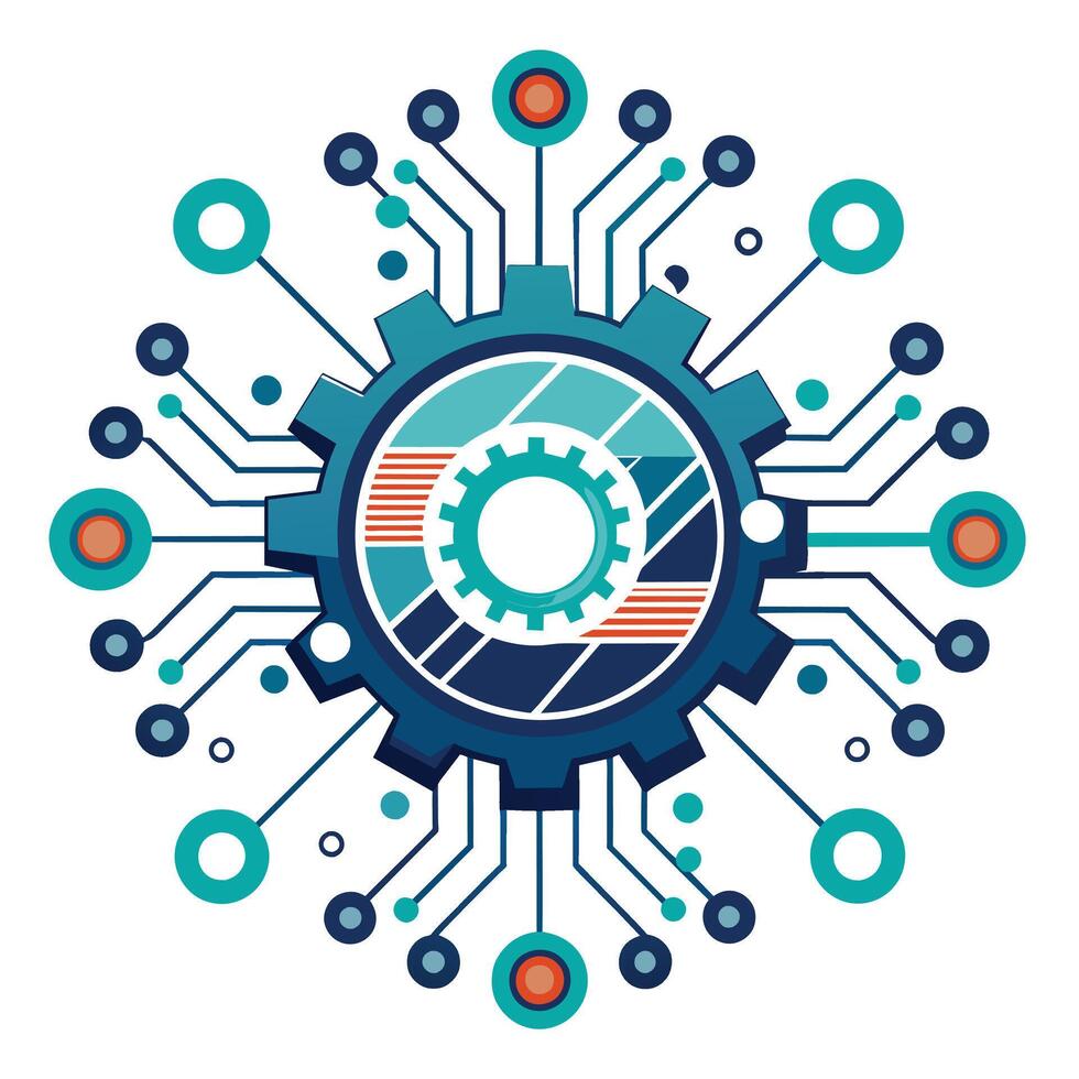 Logo Design for Technological Company vector