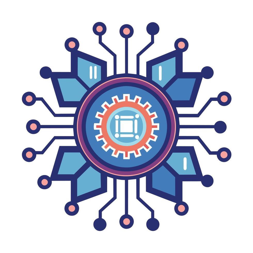 Logo Design for Technological Company vector