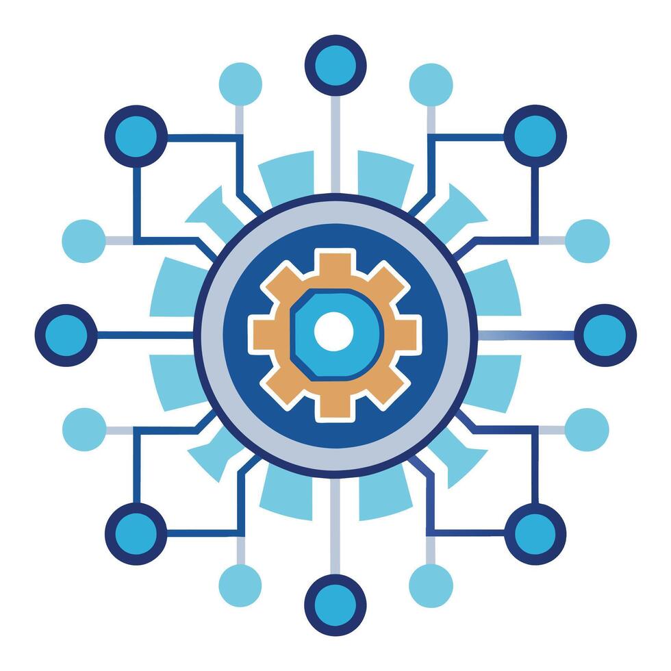 Logo Design for Technological Company vector