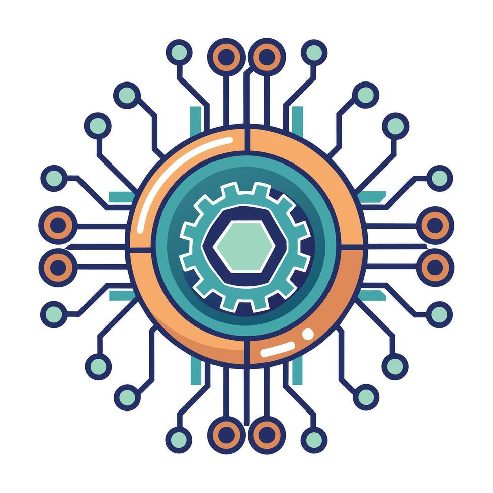 Logo Design for Technological Company vector