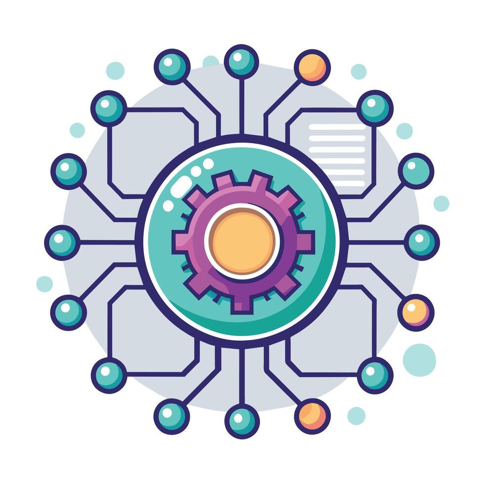 Logo Design for Technological Company vector