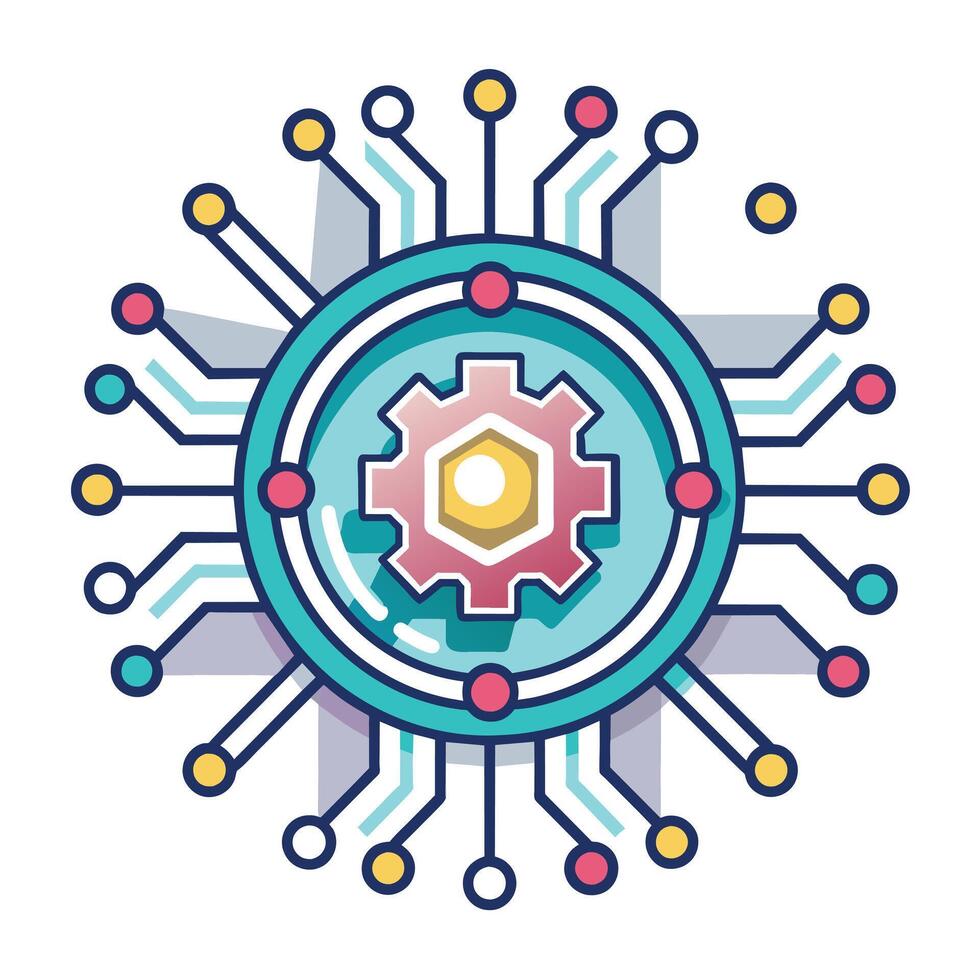 Logo Design for Technological Company vector