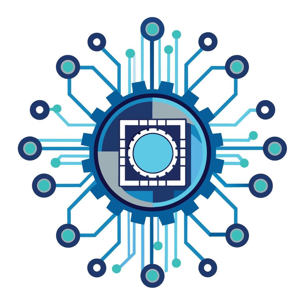 Logo Design for Technological Company vector
