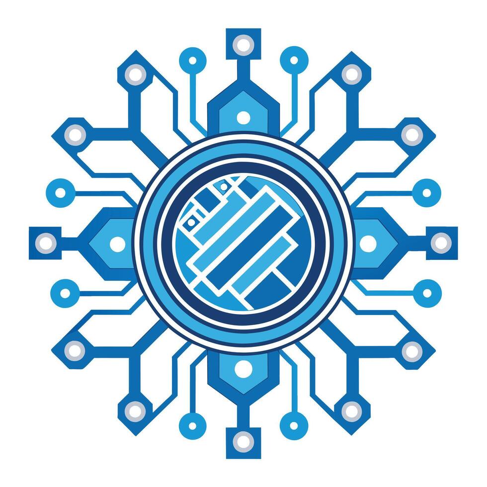 Logo Design for Technological Company vector