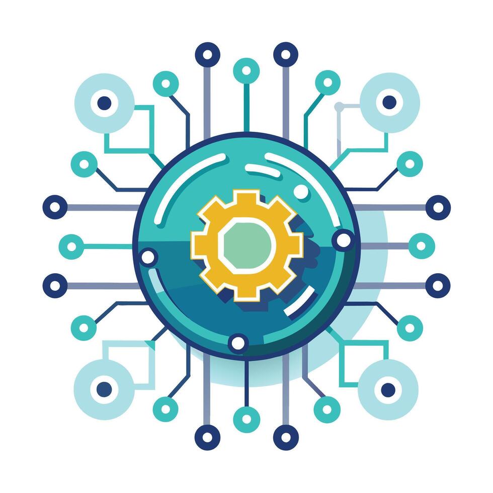 Logo Design for Technological Company vector
