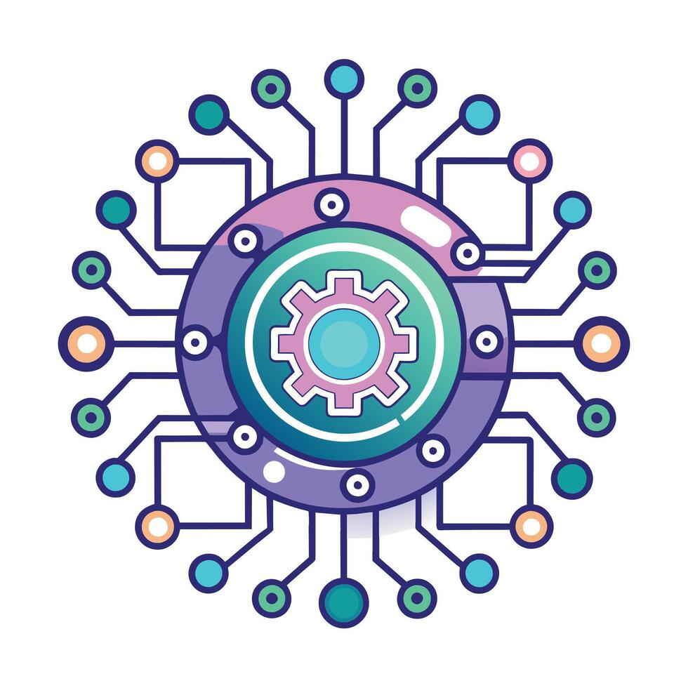 Logo Design for Technological Company vector