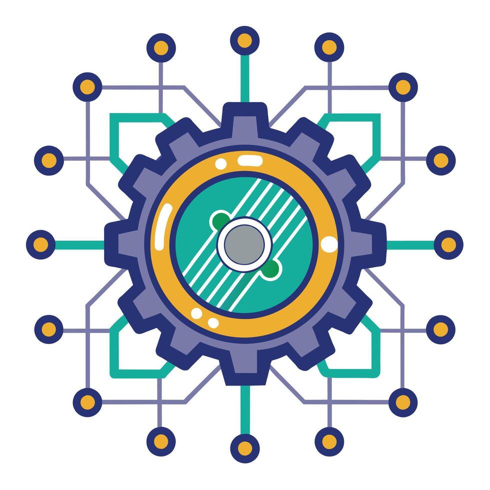 Logo Design for Technological Company vector
