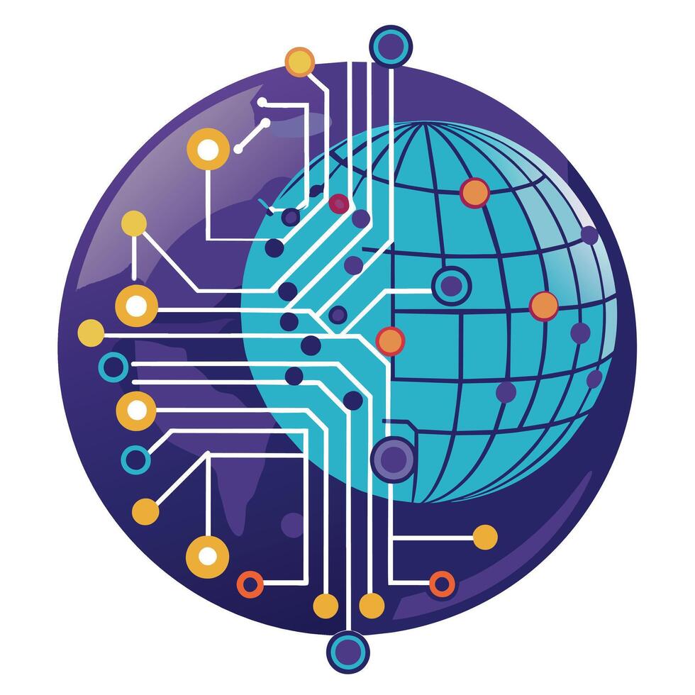 Logo Design for Technological Company vector