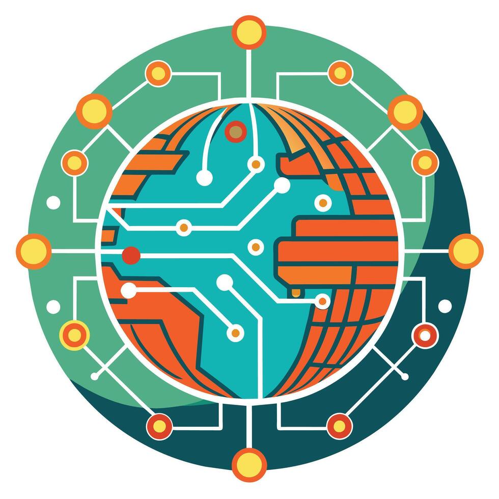 Logo Design for Technological Company vector