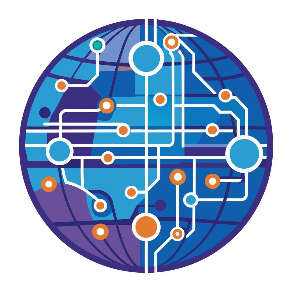 Logo Design for Technological Company vector