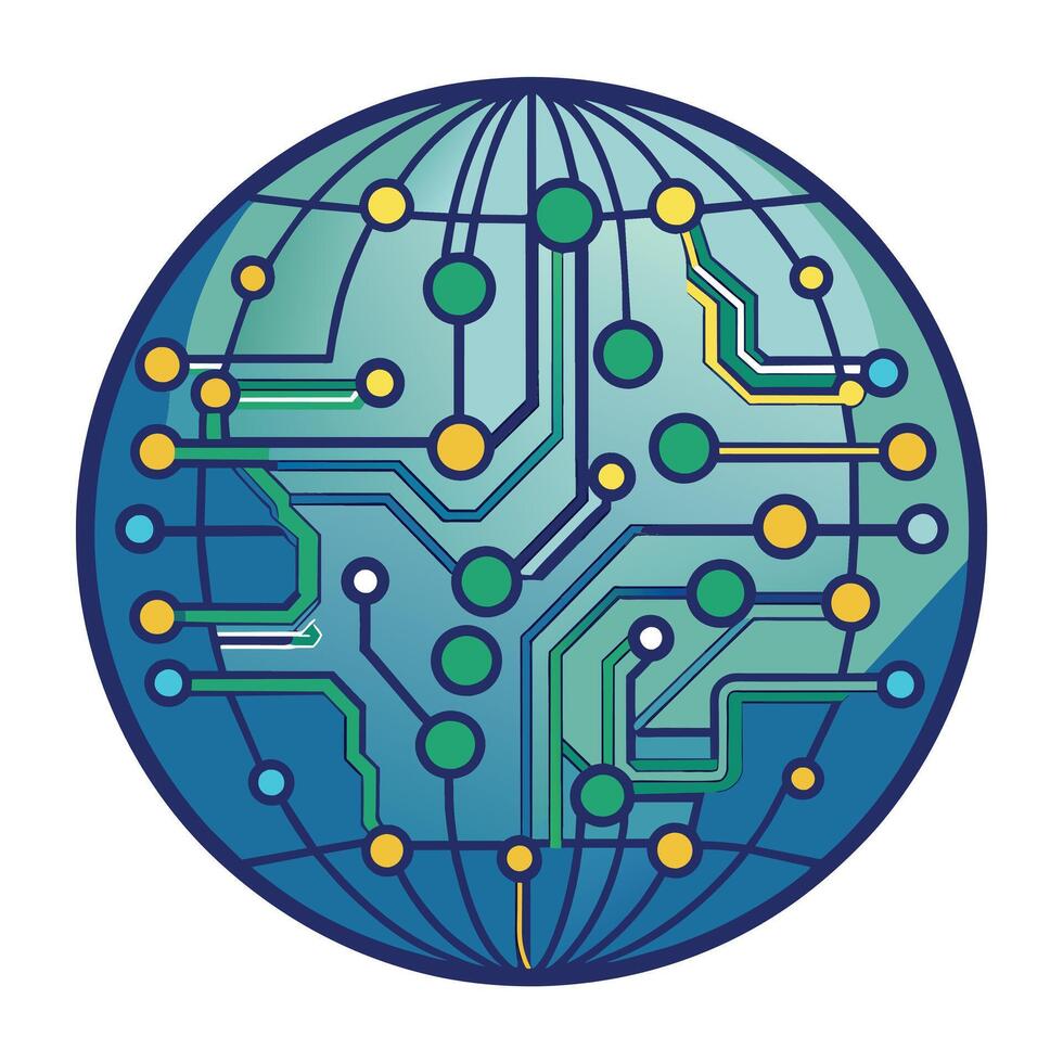 Logo Design for Technological Company vector