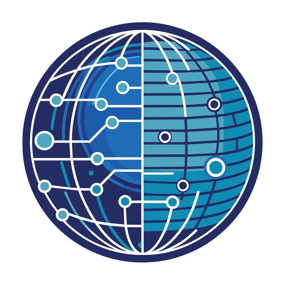 Logo Design for Technological Company vector