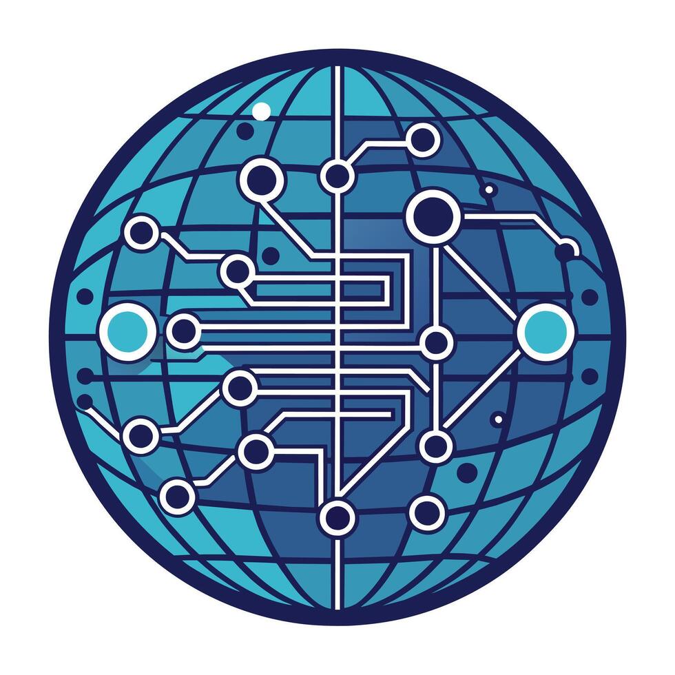 Logo Design for Technological Company vector