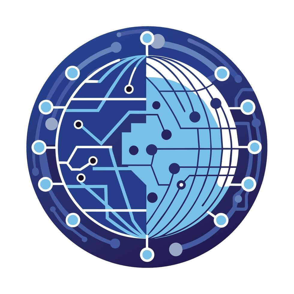 Logo Design for Technological Company vector