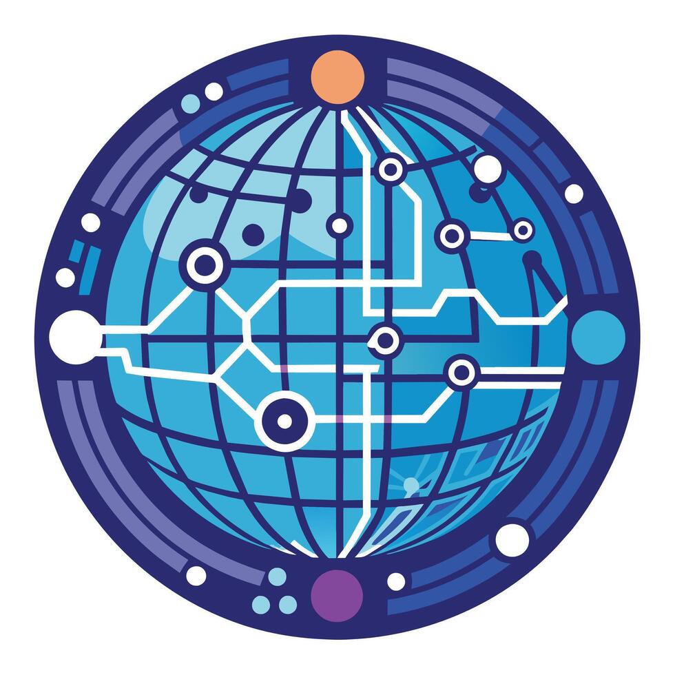 Logo Design for Technological Company vector