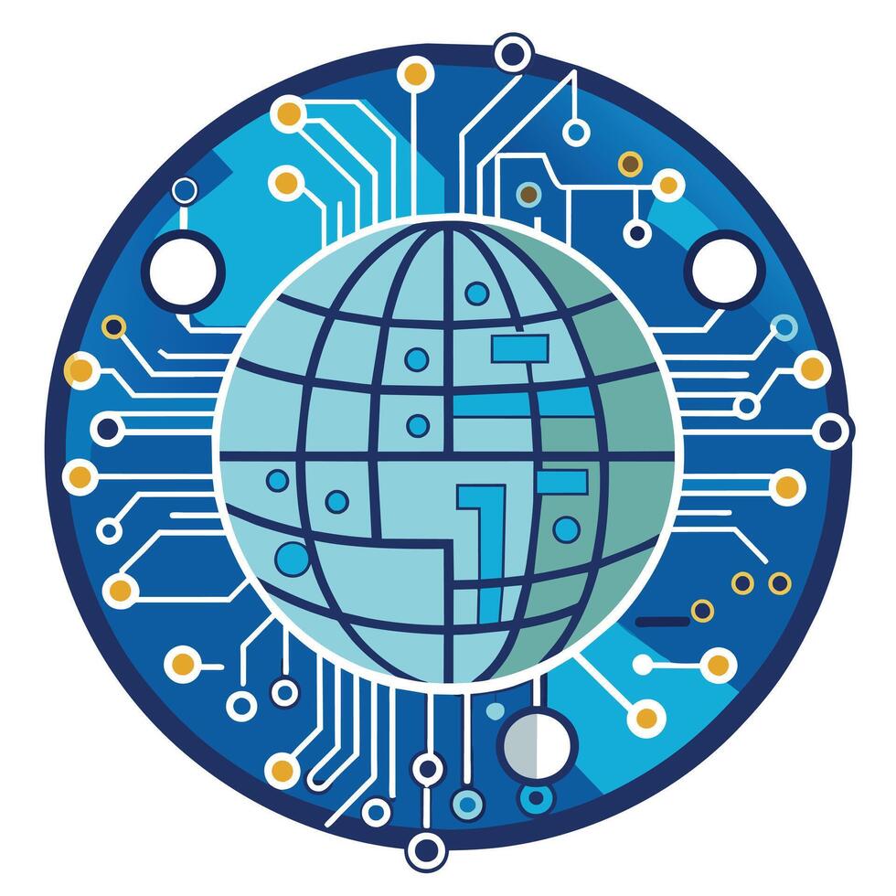 Logo Design for Technological Company vector