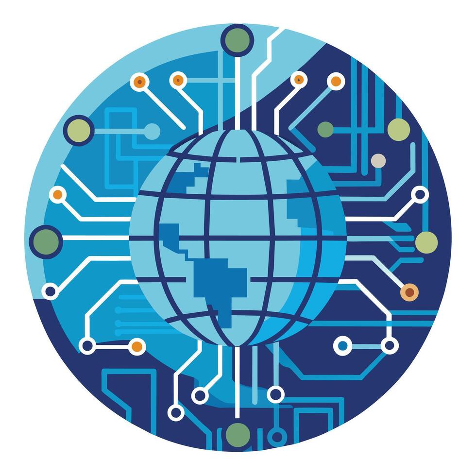 Logo Design for Technological Company vector