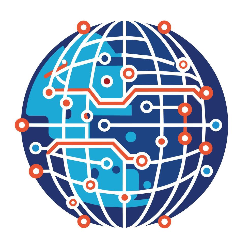 Logo Design for Technological Company vector