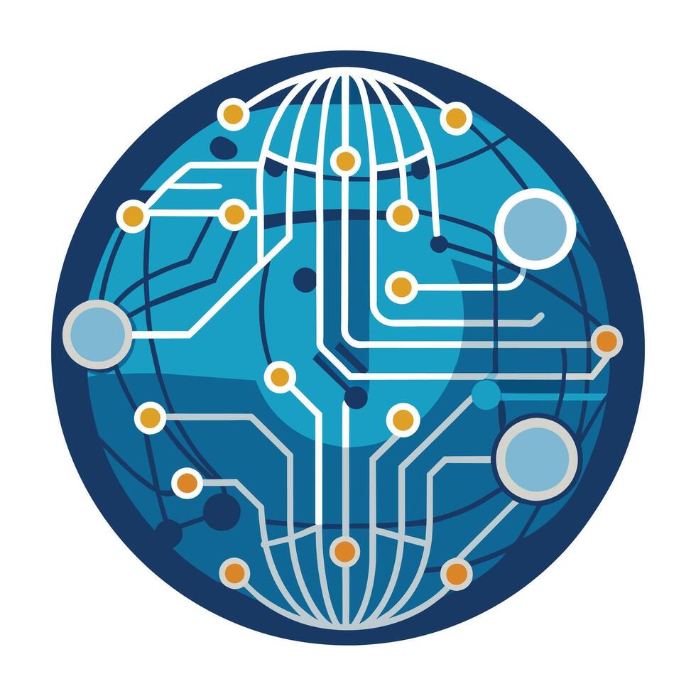 Logo Design for Technological Company vector