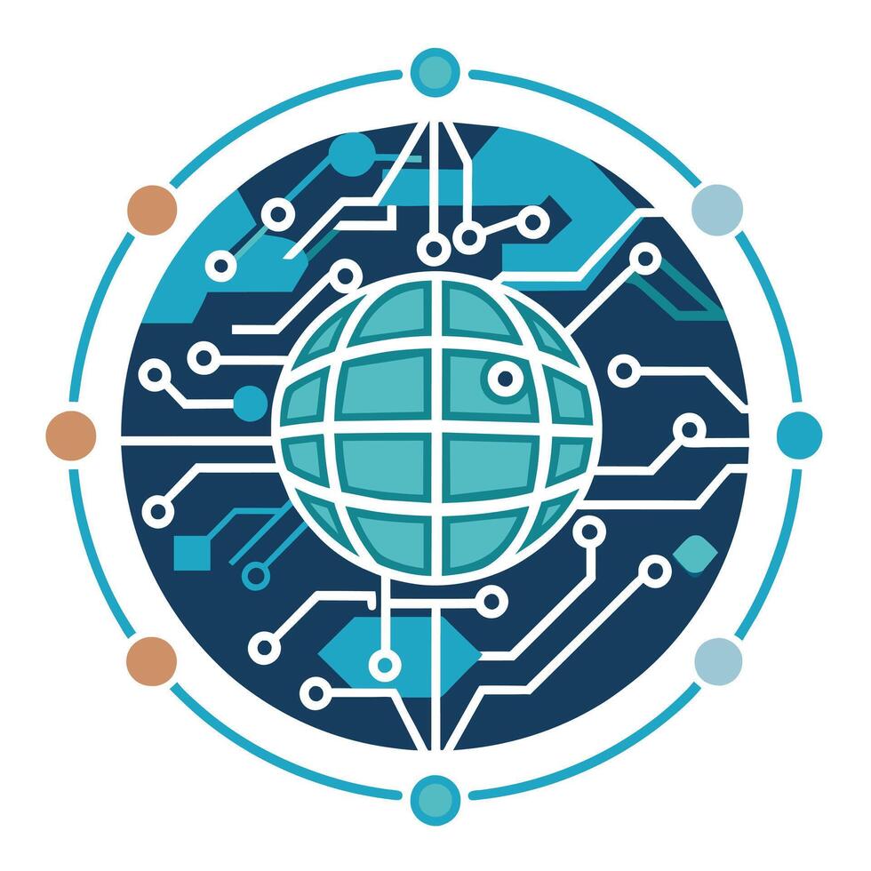 Logo Design for Technological Company vector
