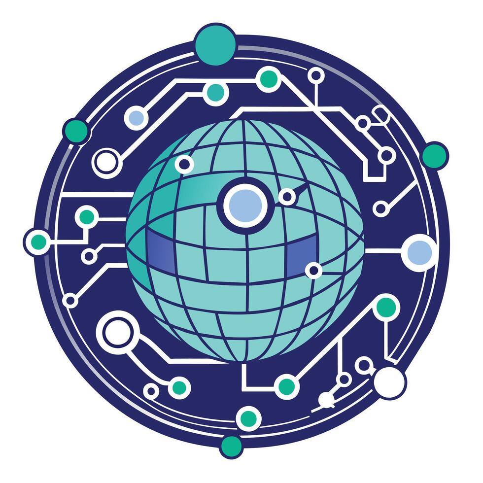 Logo Design for Technological Company vector