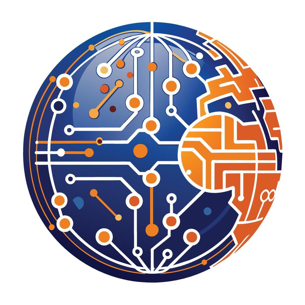 Logo Design for Technological Company vector