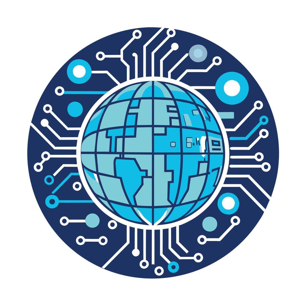 Logo Design for Technological Company vector