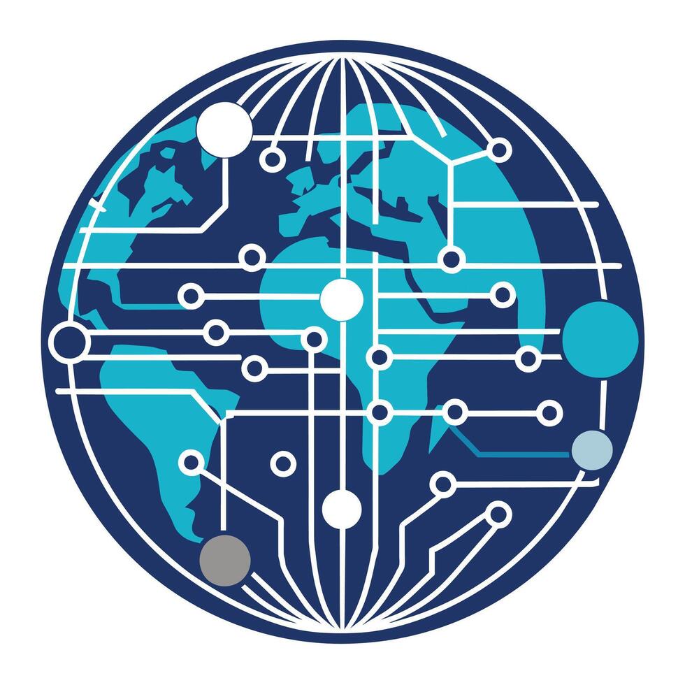 Logo Design for Technological Company vector