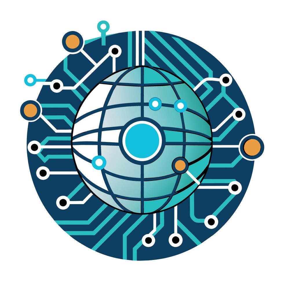 Logo Design for Technological Company vector