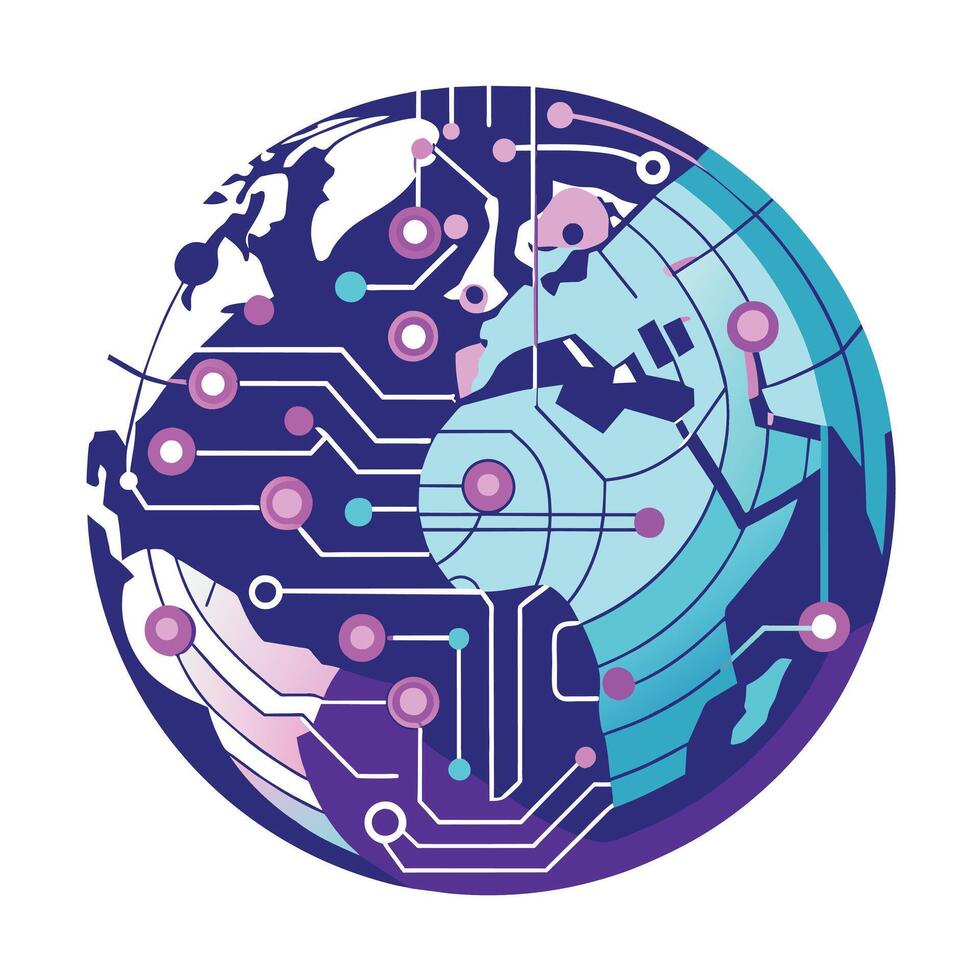 Logo Design for Technological Company vector