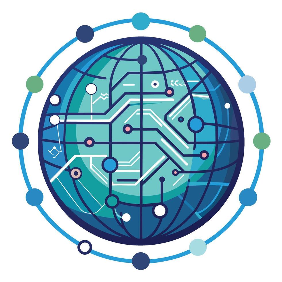 Logo Design for Technological Company vector