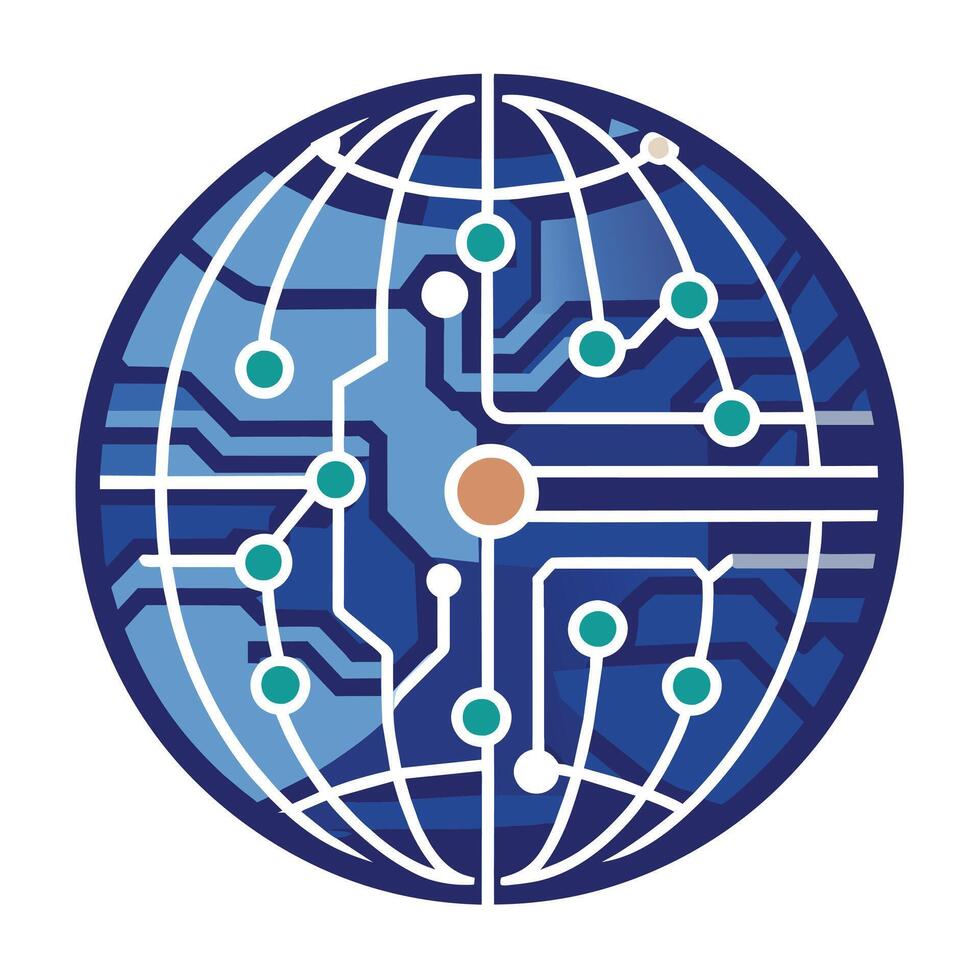 Logo Design for Technological Company vector